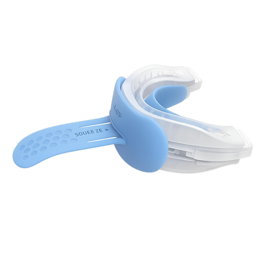SnoreRx adjustable anti-snoring mouthguard device